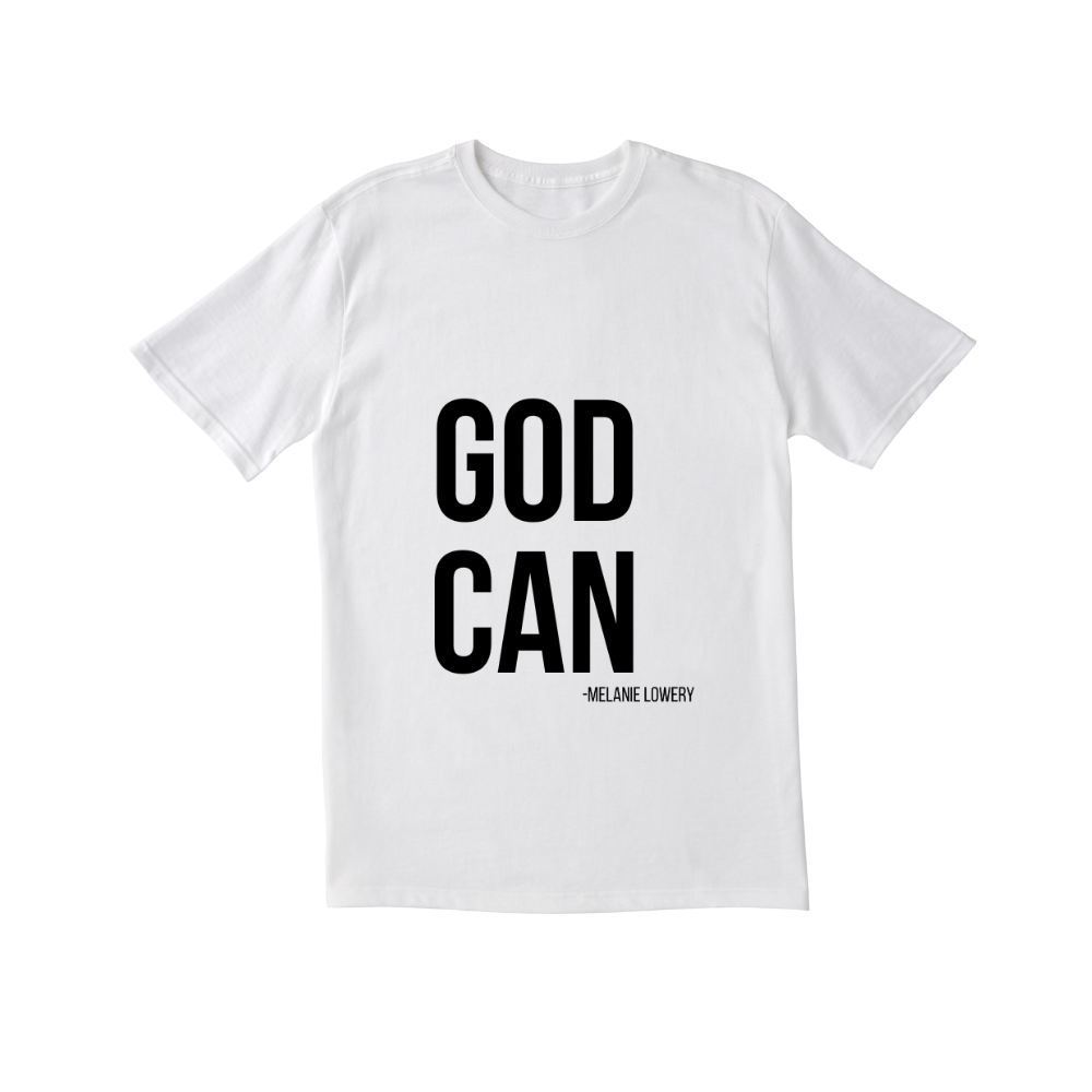 T-shirt - God Can - White