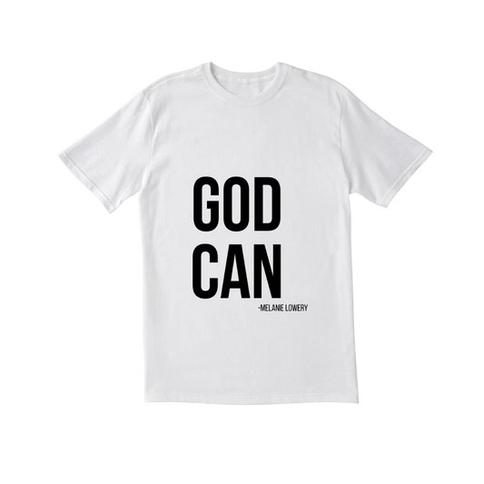 T-shirt - God Can - White