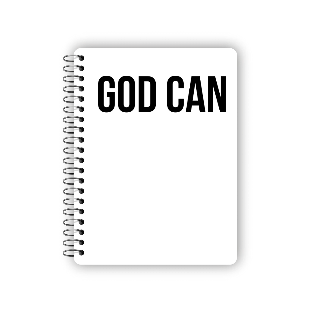 God Can Notebook (black)
